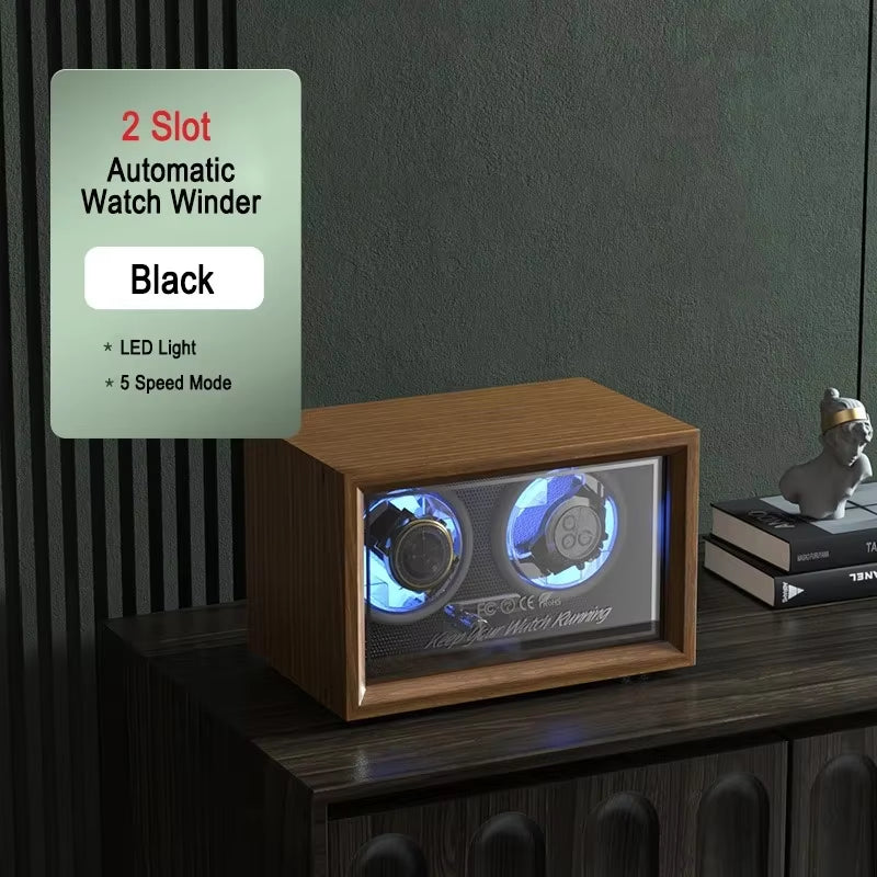 Automatic Luxury Wood Watch Winder