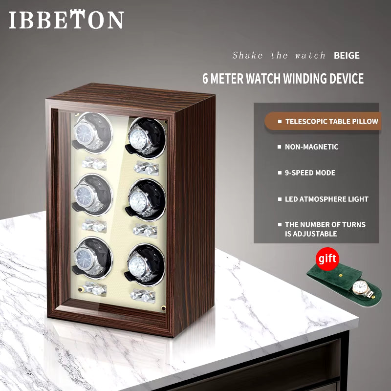 Automatic Luxury Wood Watch Winder