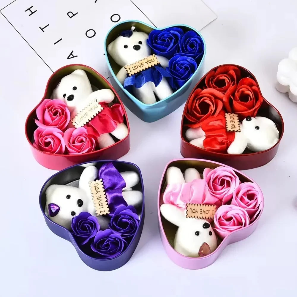 Bear Rose Gift Box