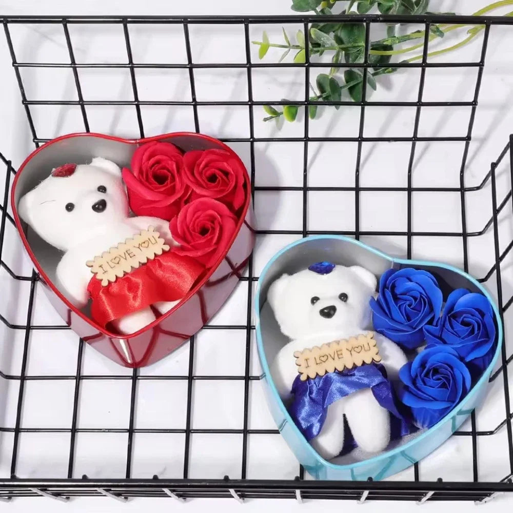 Bear Rose Gift Box