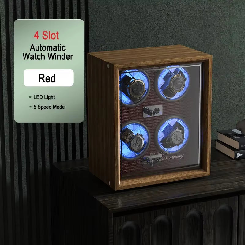 Automatic Luxury Wood Watch Winder