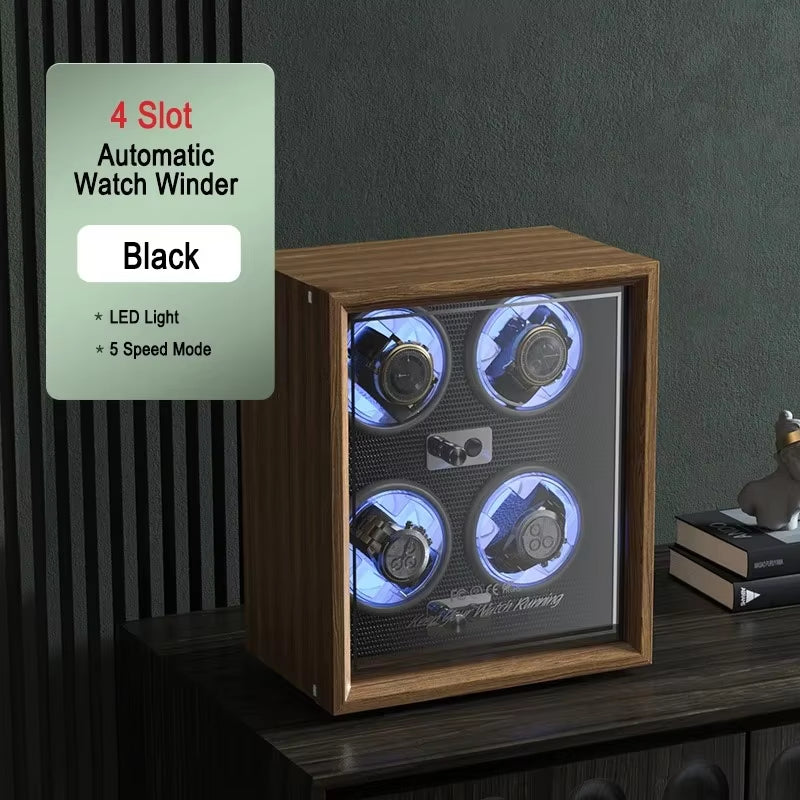 Automatic Luxury Wood Watch Winder