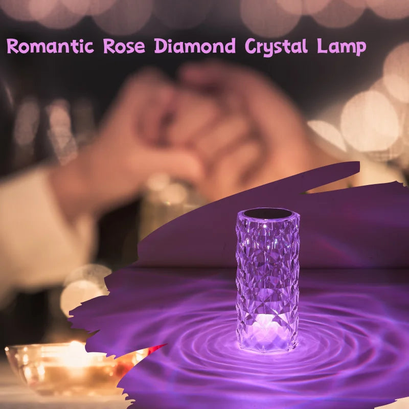 Crystal Glow Table Lamp
